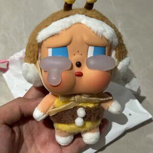 100% Authentic POP MART Crybaby “Crying Bee” Plush Figure – Tear Factory Series